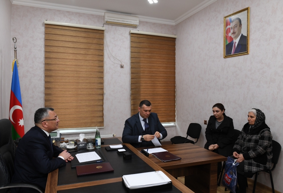 Dövlət Komitəsində məcburi köçkünlərin müraciətləri dinlənilib