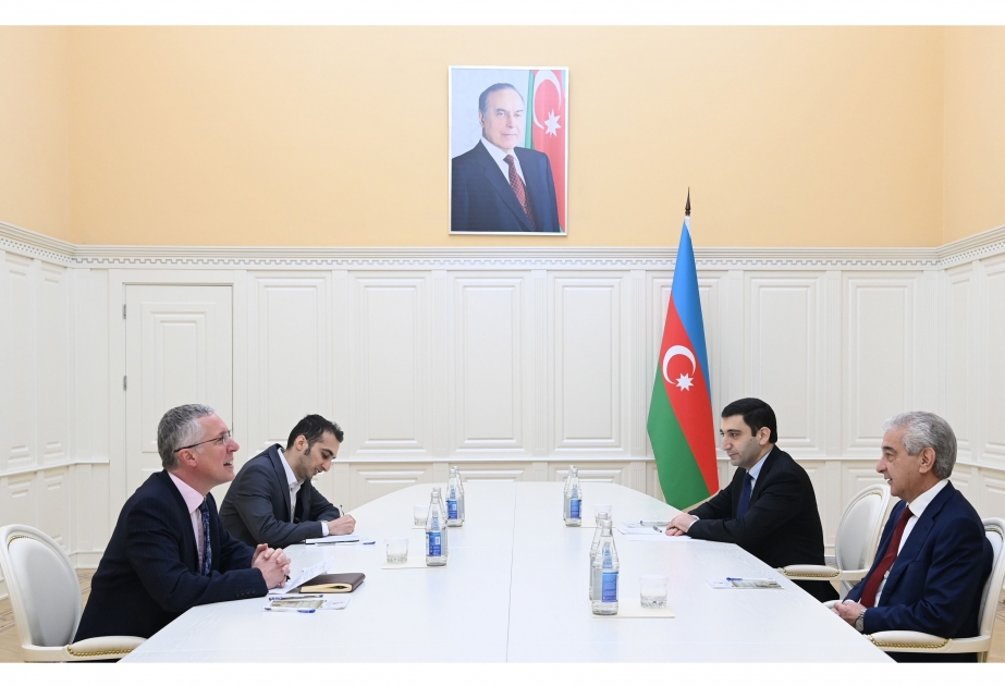 阿塞拜疆副总理阿里·艾哈迈多夫会见英国驻阿塞拜疆大使