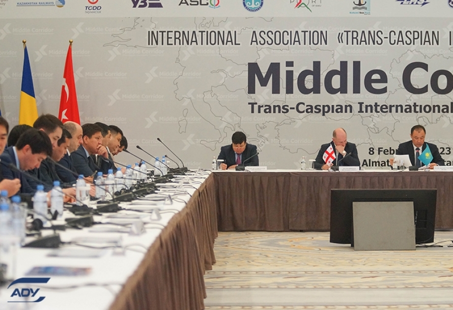 Almatıda “Transxəzər Beynəlxalq Nəqliyyat Marşrutu” Beynəlxalq Assosiasiyasının ümumi iclası keçirilib