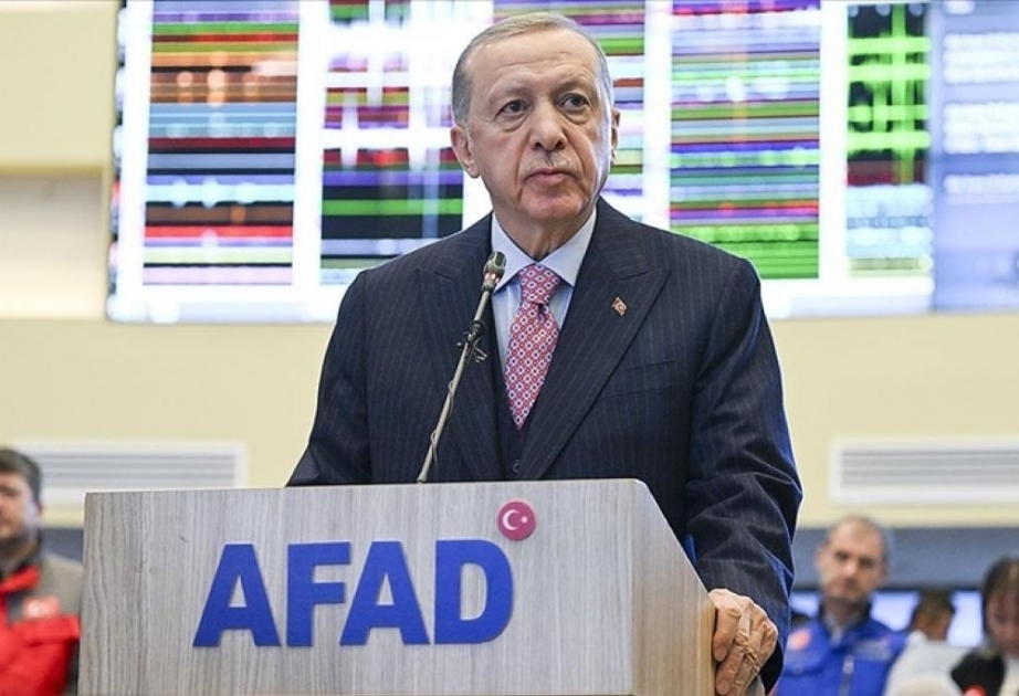 Turkish President Recep Tayyip Erdogan expresses gratitude to Azerbaijan
