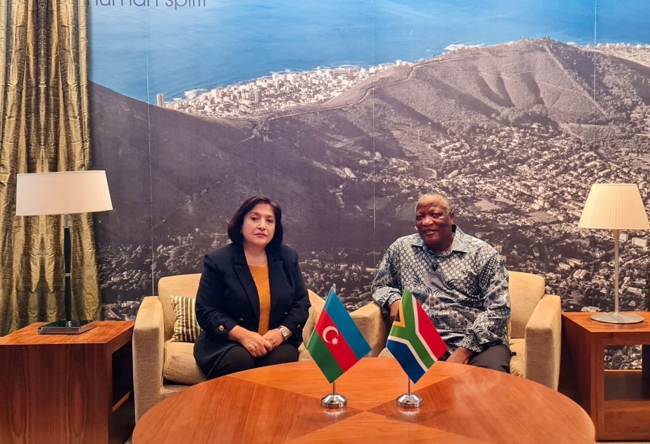 La presidenta del Parlamento azerbaiyano realizó una visita oficial a la República de Sudáfrica

