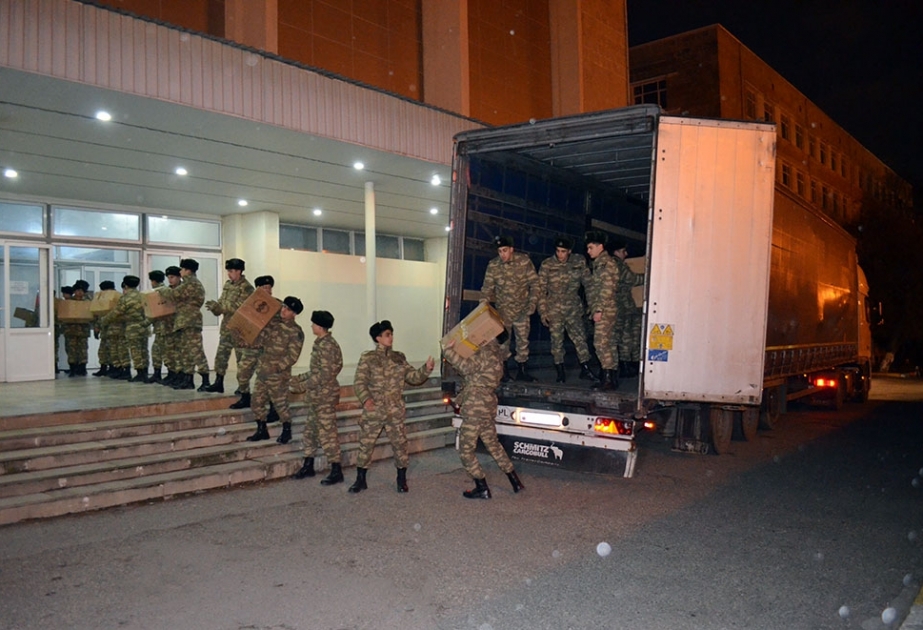 Müdafiə Nazirliyi Türkiyəyə növbəti yardım göndərib
