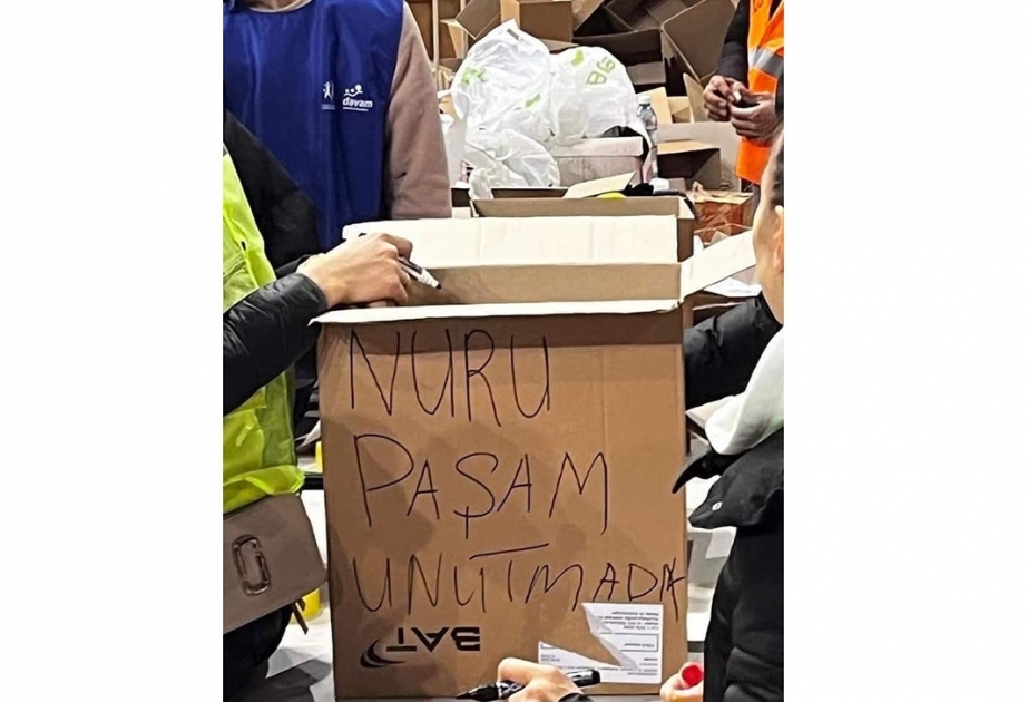 Qardaş Azərbaycan xalqının dəstəyi - “Biz Nuru Paşanı unutmamışıq”