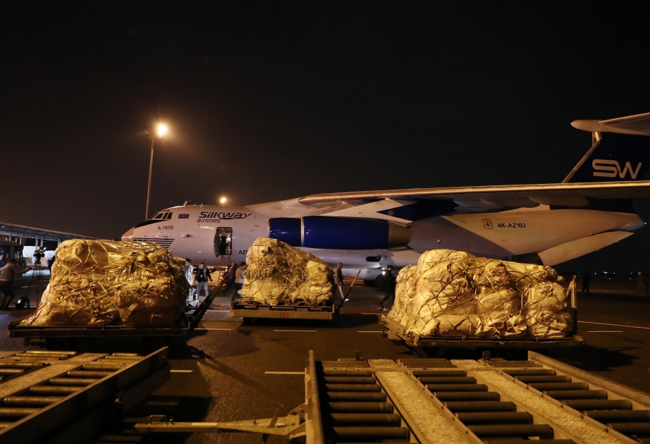 Azerbaijan’s Ministry of Emergency Situations dispatches more humanitarian aid to Turkiye