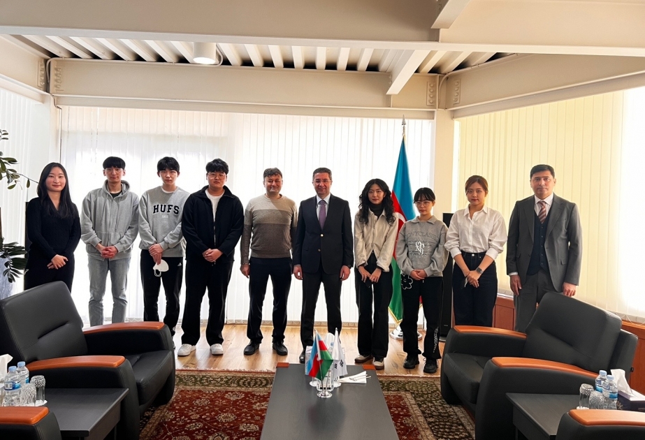 Cənubi koreyalı tələbələr üçün Azərbaycan haqqında təqdimat olub