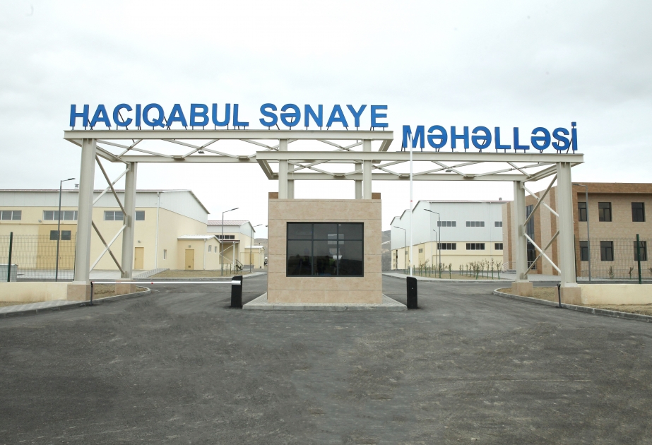 Hacıqabul Sənaye Məhəlləsində indiyədək dəyəri 44 milyon manata yaxın məhsul istehsal edilib