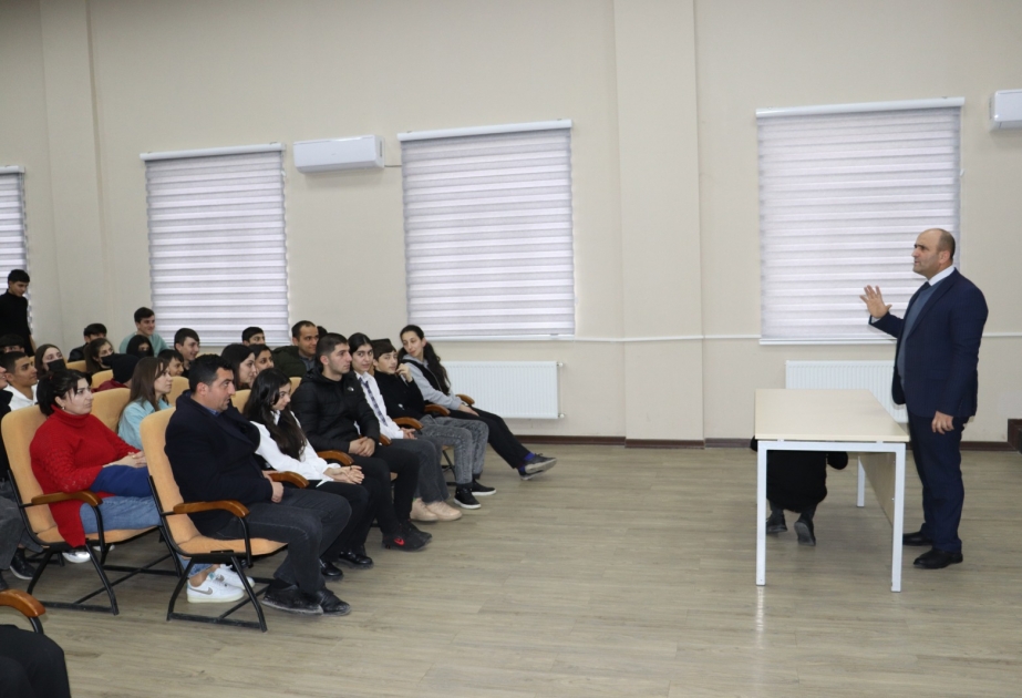 Peşə Təhsil Mərkəzinin tələbələri zəlzələ zamanı davranış qaydaları barədə maarifləndirilib