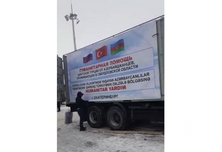 Rusiyadakı Azərbaycan diaspor təşkilatları Türkiyəyə yardımlar göndərib