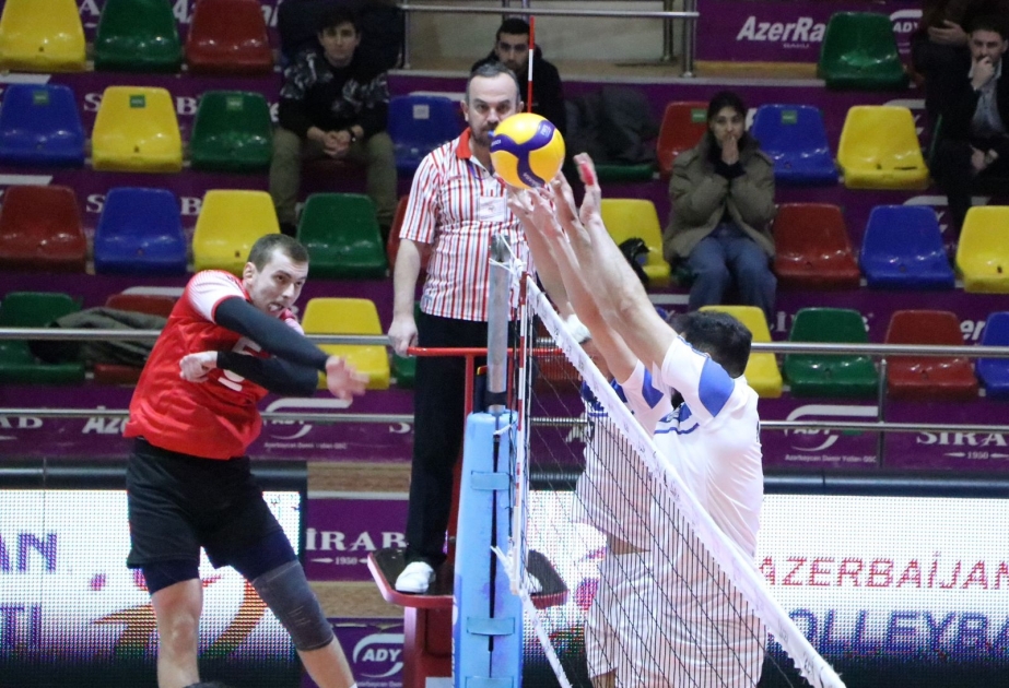 Voleybol üzrə Azərbaycan Yüksək Liqasında növbəti oyun keçirilib