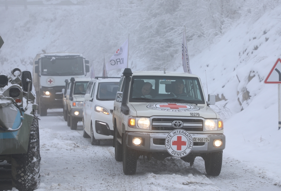 Six ICRC vehicles passed without hindrance through protest area