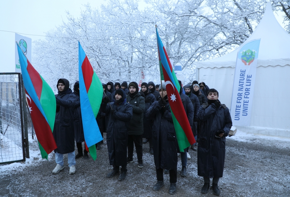 Las protestas pacíficas de los ecoactivistas azerbaiyanos en la carretera Lachin-Khankandi entran en su 62º día