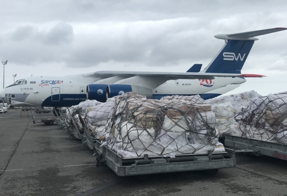 Se envía a Türkiye otro cargamento de ayuda humanitaria del Ministerio de Situaciones de Emergencia de Azerbaiyán