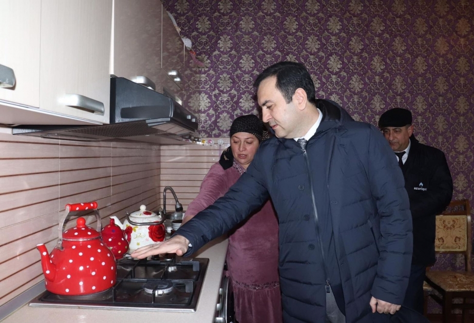 İsmayıllının Enişdibi kəndinə mavi yanacaq verilib