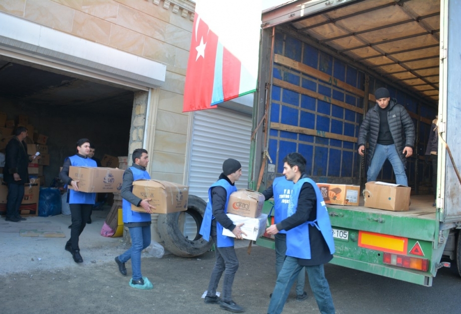 Türkiyəyə qardaş köməyi: Tərtərlilər də humanitar kampaniyaya qoşulublar