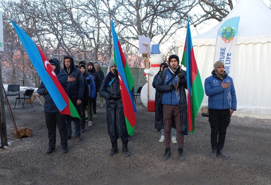 Peaceful protest of Azerbaijani eco-activists on Lachin–Khankendi road enters 64th day