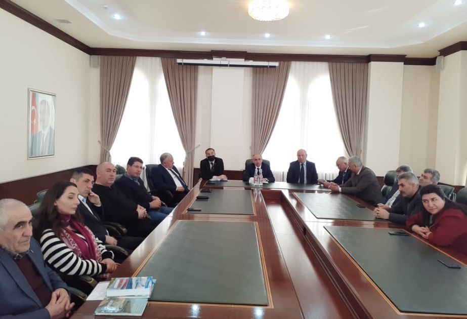 Göyçə mahalının Basarkeçər rayonunun kənd icma sədrləri ilə görüş