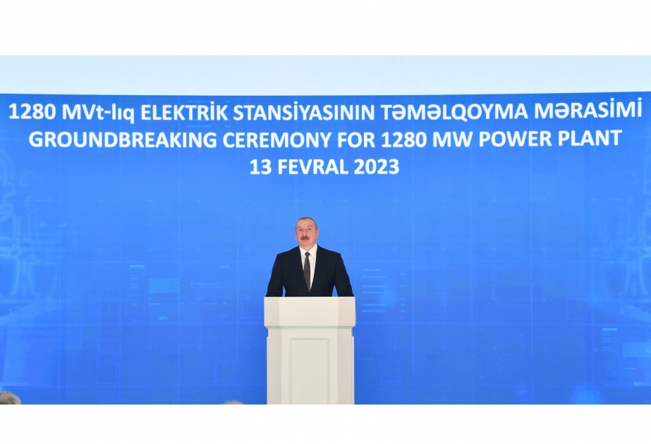 “Gülüstan” sarayında müstəqillik dövrünün 1280 MVt gücündə ən böyük İstilik Elektrik Stansiyasının təməlqoyma mərasimi keçirilib  Azərbaycan Prezidenti İlham Əliyev tədbirdə iştirak edib YENİLƏNİB 3 VİDEO