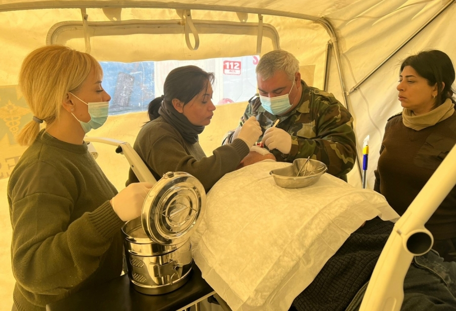 FHN: Qardaş ölkəyə göndərilmiş mobil səhra hospitalında 215 nəfərə yüksək səviyyəli tibbi xidmət göstərilib VİDEO