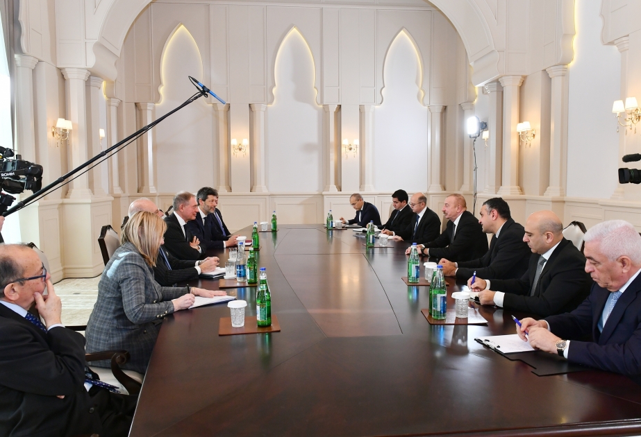 President Ilham Aliyev: Companies doing most of work in liberated lands represent Türkiye and Italy