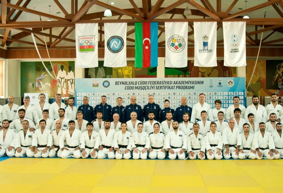 Cüdo üzrə beynəlxalq sertifikat əldə etmək istəyən 31 məşqçi imtahandan uğurla keçib