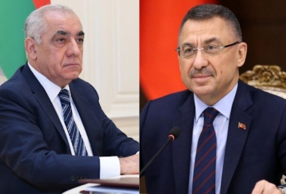 Azerbaijani PM, Turkish vice president hold phone talk