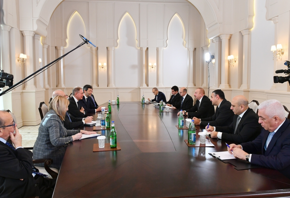Präsident Ilham Aliyev: Wir bemühen uns, strategisch wichtige italienisch-aserbaidschanische Beziehungen auszuweiten