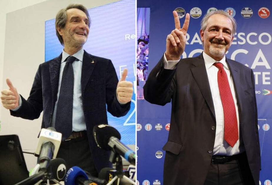 İtaliyadakı regional seçkilərdə sağ mərkəzçi koalisiyanın namizədləri qalib gəliblər