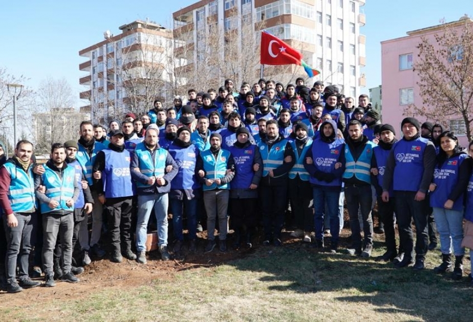 Könüllülərimiz Türkiyədə fəaliyyətini davam etdirir