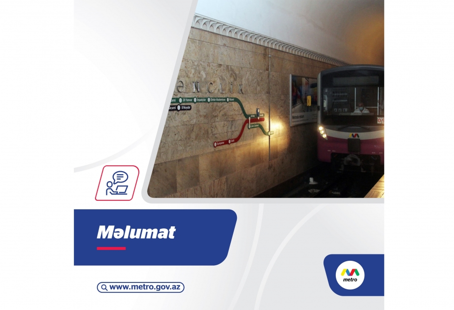 “Qarabağ”ın oyunu ilə əlaqədar metropolitenin üç stansiyasında iş vaxtı uzadılacaq