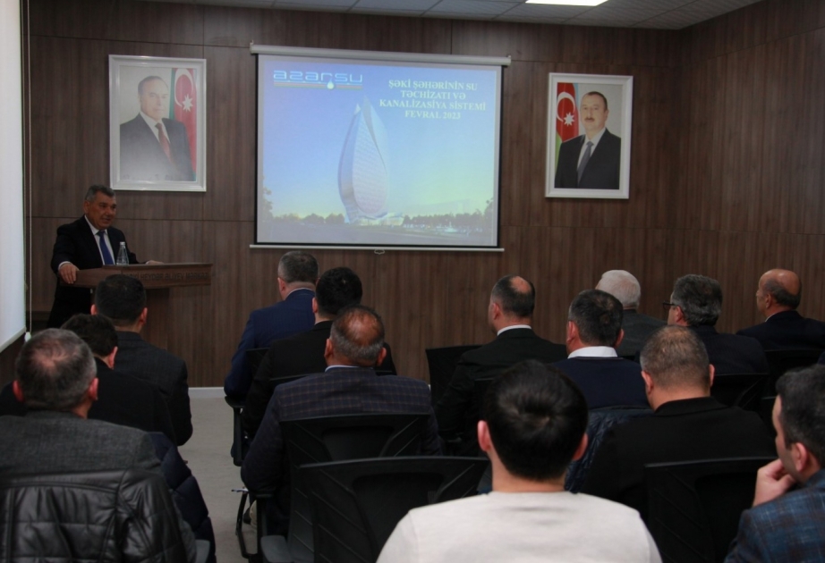 “Azərsu” Şəki, Şirvan və Salyanda icra olunan layihələrlə bağlı təqdimatlar keçirib