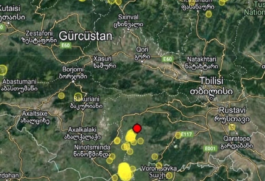 Gürcüstanda iki dəfə zəlzələ baş verib