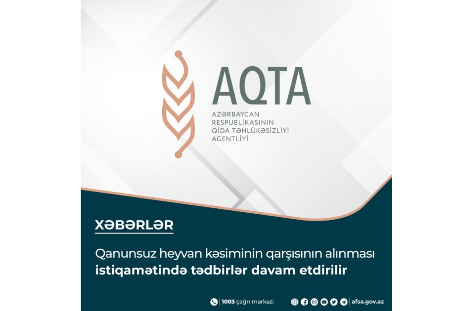 Qanunsuz heyvan kəsimi məntəqələri ilə əlaqədar tədbirlər görülüb