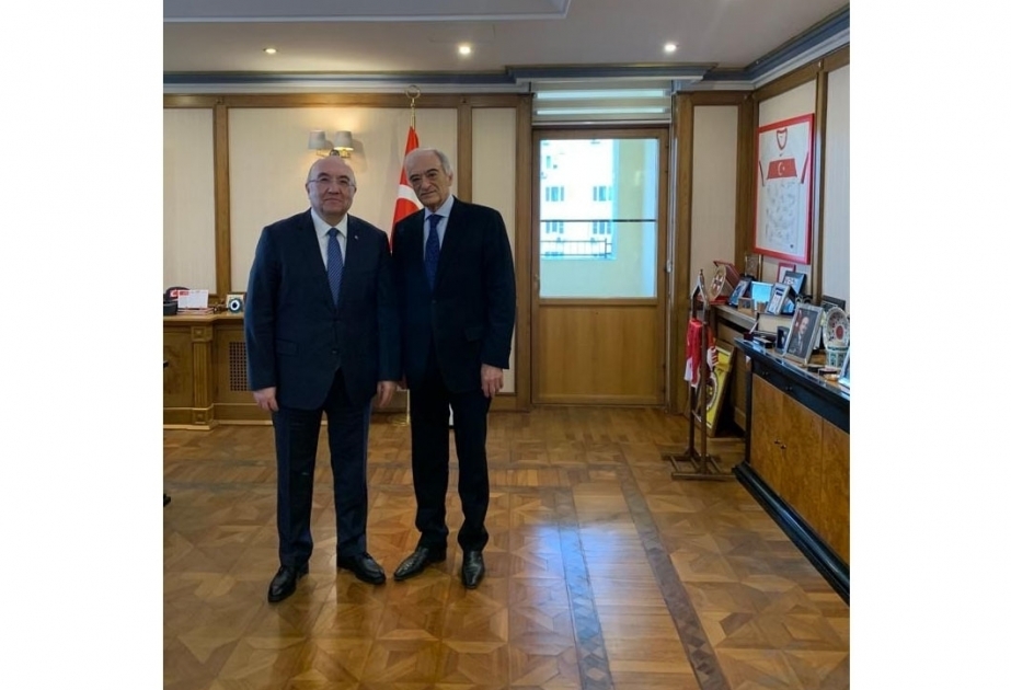 Azerbaijani ambassador visits Türkiye`s diplomatic mission in Russia