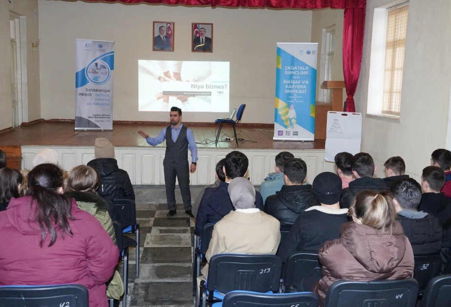Zaqatalalı gənclər sahibkarlıq fəaliyyəti barədə maarifləndiriliblər