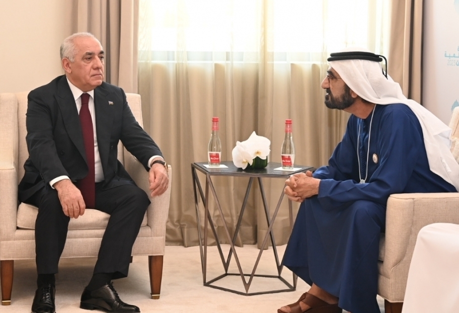Le Premier ministre azerbaïdjanais rencontre le vice-président émirati à Dubaï