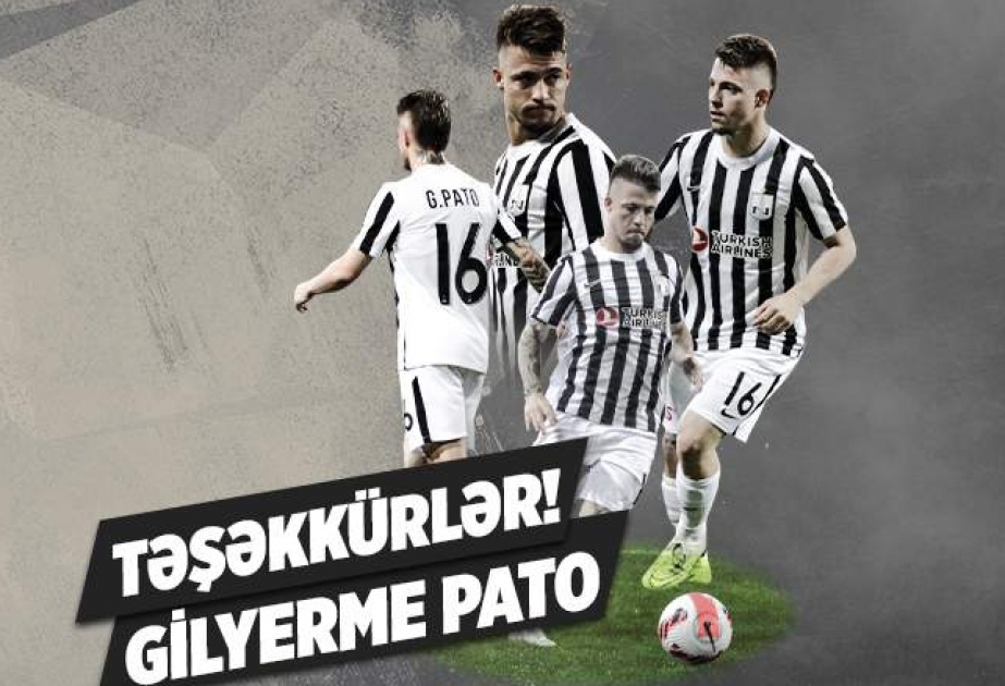 “Neftçi” futbolçusu Gilyerme Pato ilə vidalaşıb