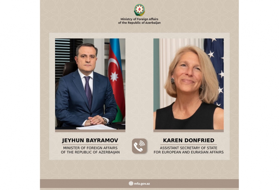 Xarici işlər naziri Ceyhun Bayramov ilə ABŞ Dövlət katibinin köməkçisi arasında növbəti telefon danışığı olub