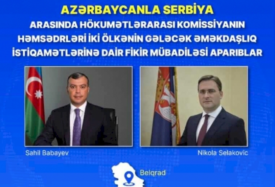 Azərbaycanla Serbiya arasında əməkdaşlığa dair fikir mübadiləsi aparılıb