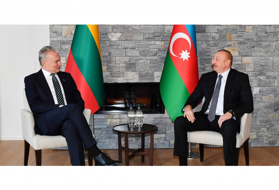 Президент Ильхам Алиев: Мы придаем особое значение развитию отношений между Азербайджаном и Литвой