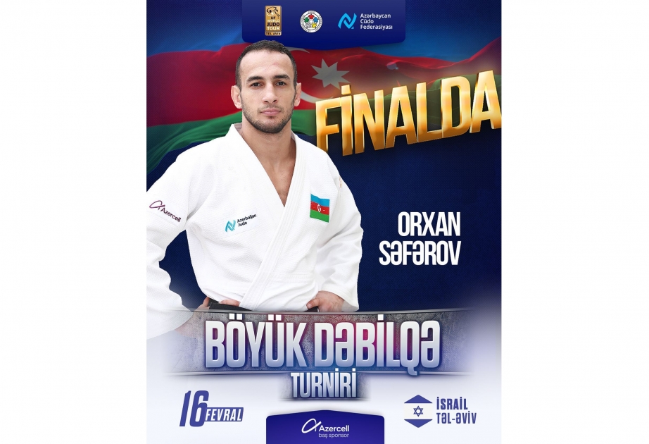 “Böyük dəbilqə” turniri: Cüdoçumuz Orxan Səfərov gümüş medal qazanıb