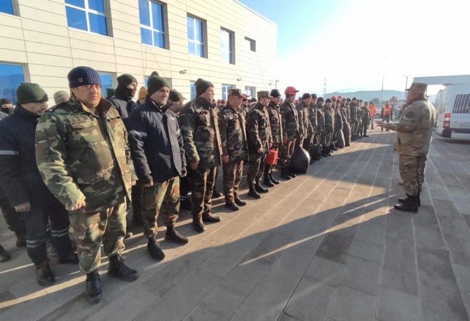 FHN-in Kahramanmaraşda olan çevik xilasetmə qüvvələrinin bir hissəsi Hataya yola düşüb VİDEO