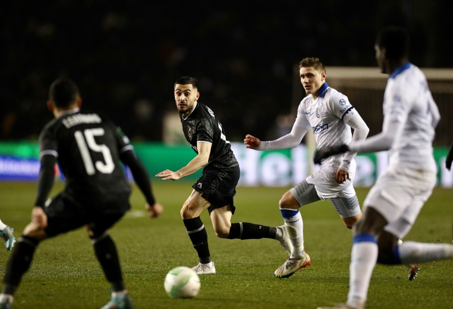 FC Qarabağ vence 1-0 a Gent en la eliminatoria de octavos de final de la Liga de la Conferencia Europa de la UEFA