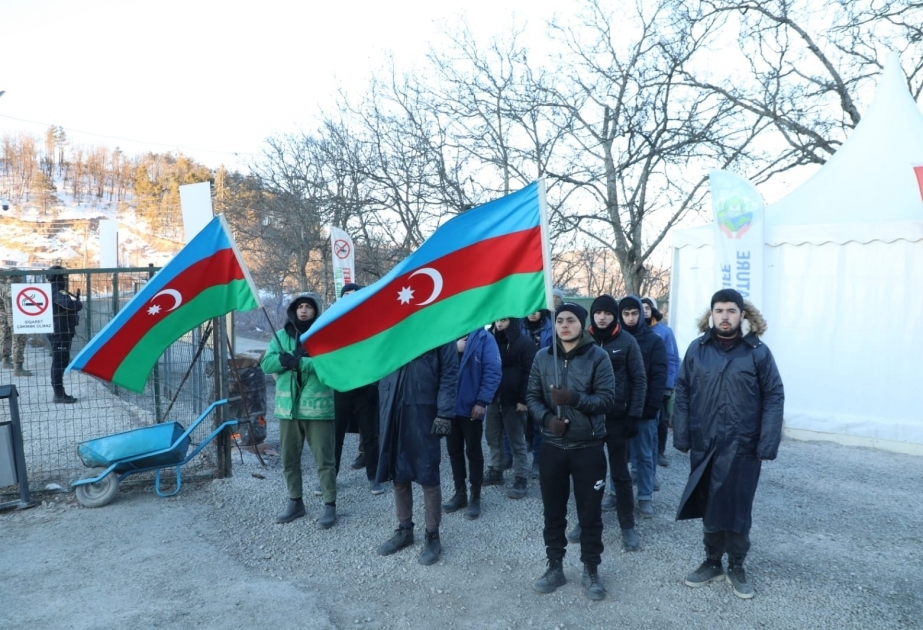 Aserbaidschanische Öko-Aktivisten protestieren seit 68 Tagen gegen illegale Ausbeutung von Mineralvorkommen in Karabach