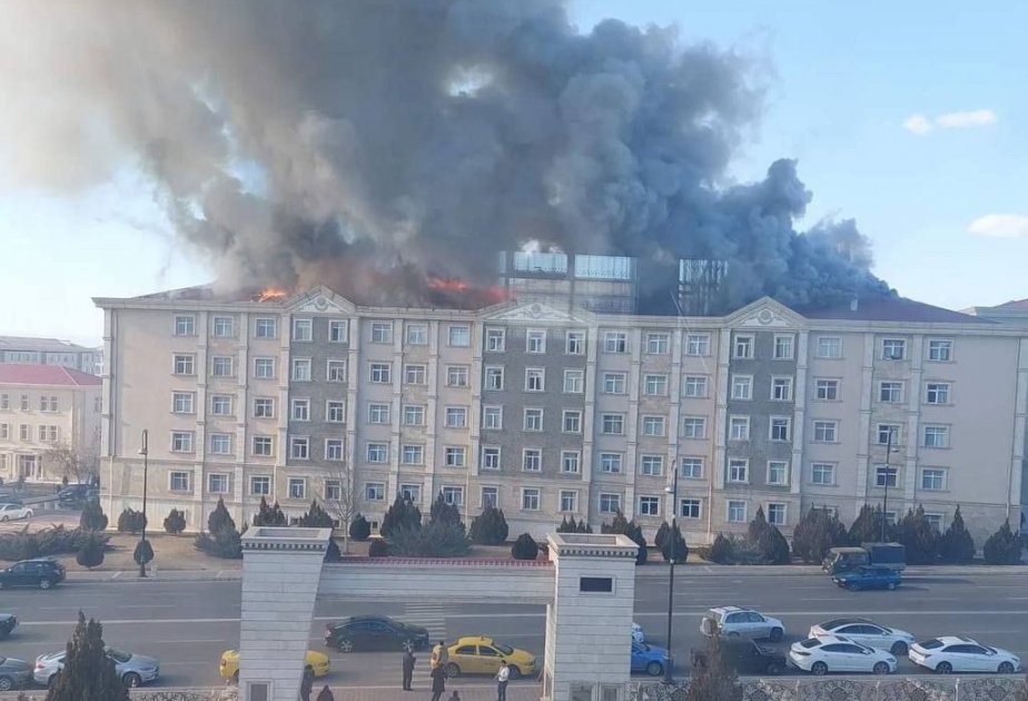 Naxçıvanda yaşayış binasında baş verən yanğın nəzarət altına alınıb - YENİLƏNİB