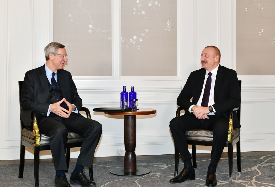 Präsident Ilham Aliyev: Es gibt gute Kooperationsmöglichkeiten mit deutschen Unternehmen im Bereich erneuerbarer Energie