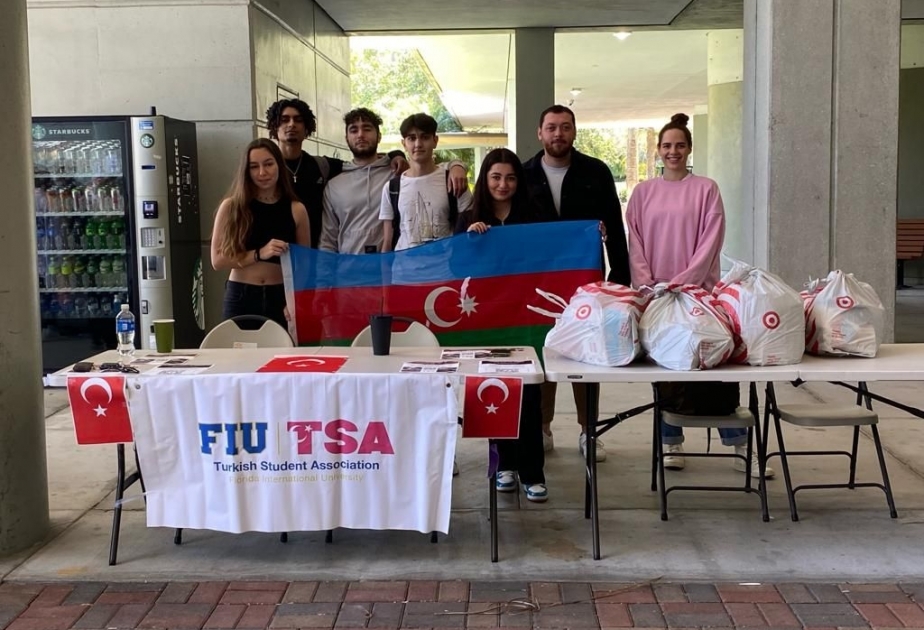 Floridadakı gənclərimiz Türkiyəyə humanitar yardım kampaniyasına qoşulublar