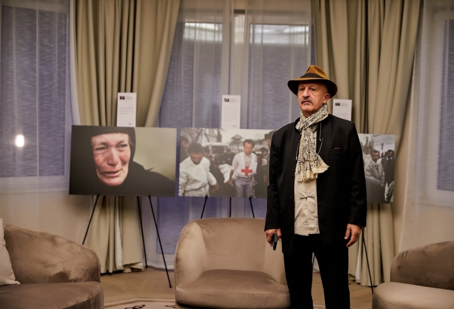 Famous photojournalist Reza Deghati’s "Khojaly: Wounded souls" exhibition opens in Brussels