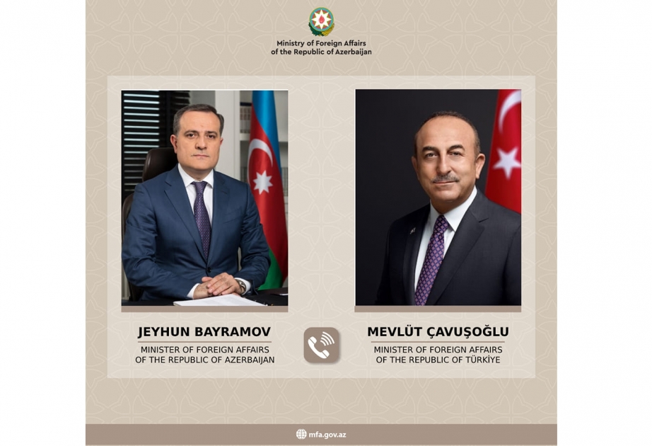 Ceyhun Bayramov Mövlud Çavuşoğluna zəng edib, Hataydakı zəlzələlərin təsirləri ilə maraqlanıb