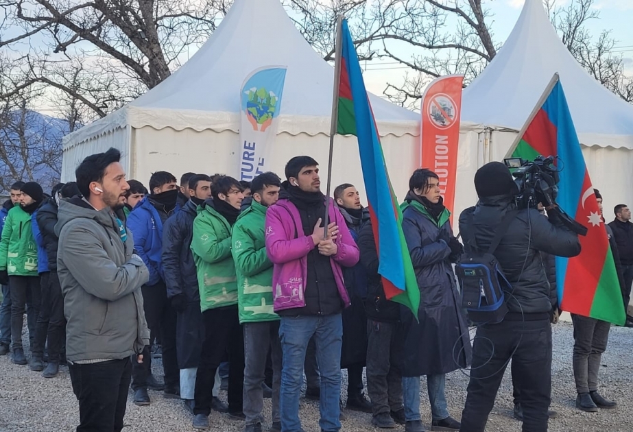 Peaceful protests of Azerbaijani eco-activists on Lachin–Khankendi road enter 72nd day