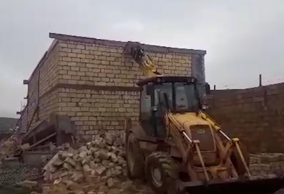 FHN: Qanunsuz tikinti işlərinin qarşısı alınıb VİDEO